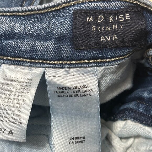 Lucky Brand Mid Rise Skinny Ava Ankle Jeans - Picture 5 of 8